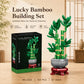 Orchid Building Blocks Flowers Bouquet Bonsai Plant Model Ornament Exquisite DIY Home Decorations Valentines Adult Child's Gifts