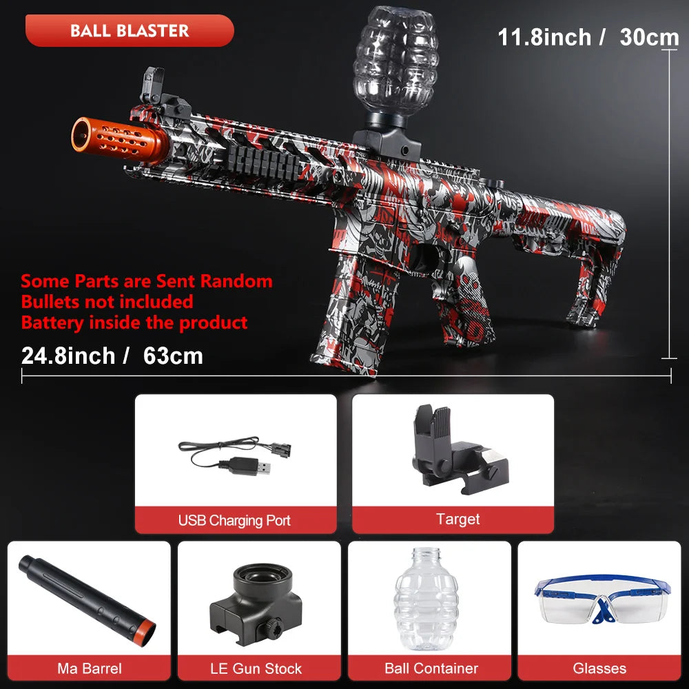 M416 Electric  Blaster Gun Toys, Rechargeable, Automatic Outdoor Toys for Team Activities, Perfect Gift(Bullets Excluded)