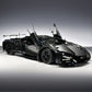 1:14 Black Sports Car Building Blocks Set 1000PCS+, Suitable for 14+, Educational Assembled Model, Home Decoration & Gift