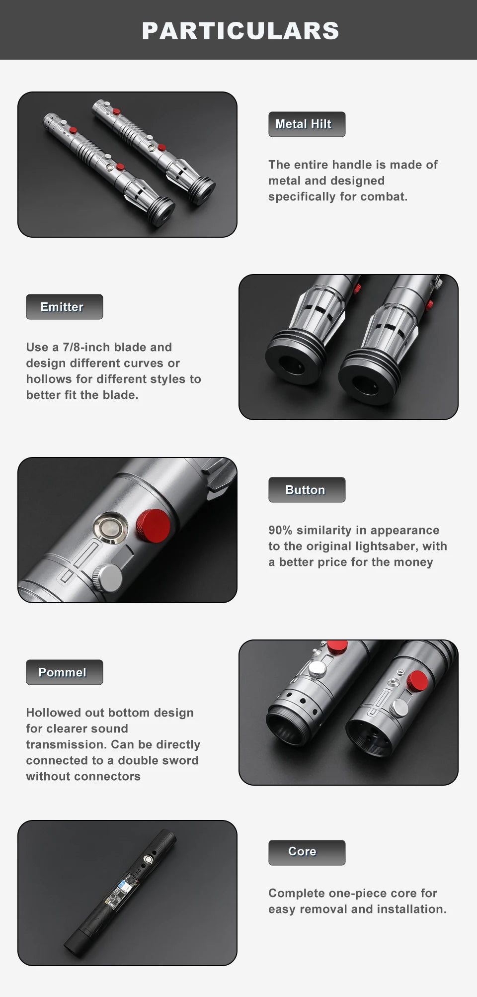 Darth Maul SNV4 2pcs Handle+Blade JEDI 27sound Double Lightsaber Toys Metal Hilt Light Smooth Swing Proffie TXQSABER