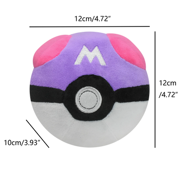 Master Ball Great Ball Ultra Ball Poké Ball Plush Toys Soft Stuffed Animals Cartoon Backpack Pendant Decoration Toy Birthday