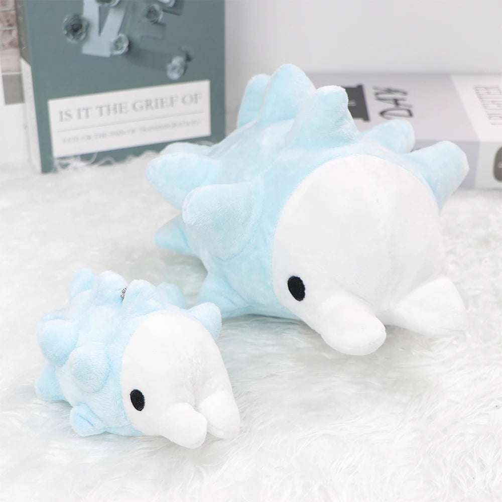 13/22/33cm Snom Sea Cartoon Plush Doll Pyukumuku Sea Urchin Cute Plush Kawaii Keychain Costume Decoration Birthday Gift for Kid