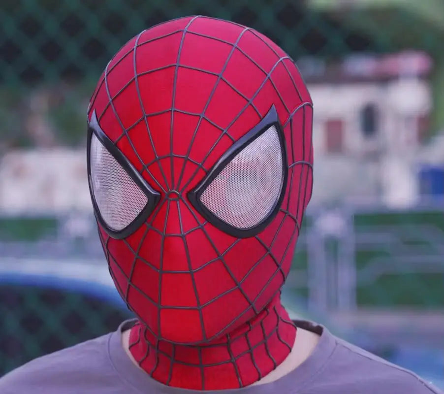 Hot Spider-Man 2 Handcrafted High-Quality Mask Spiderman Garfield'S Version Of Peter Parker Amazing Halloween Cosplay Xmas Gifts