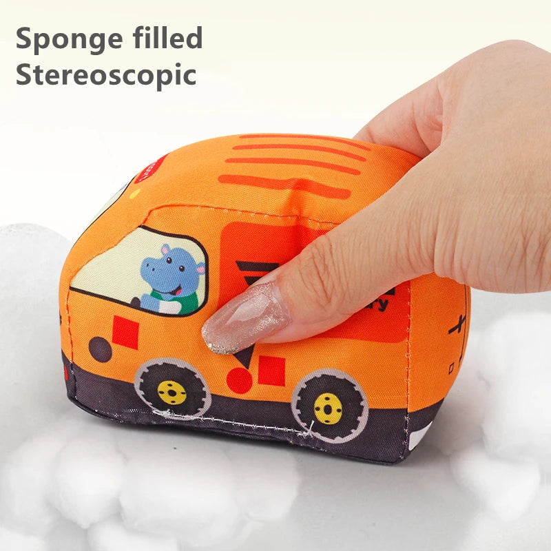 Soft Car Toy Set with Play Mat and 9pcs Vehicle for Baby Toys 12-18 Months Toddlers Car Boys and Girls Education Toys