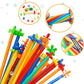 Building Toys Made of Straw, a Set of Interlocking Plastic Engineering Blocks Designed for Children, Suitable As a Gift