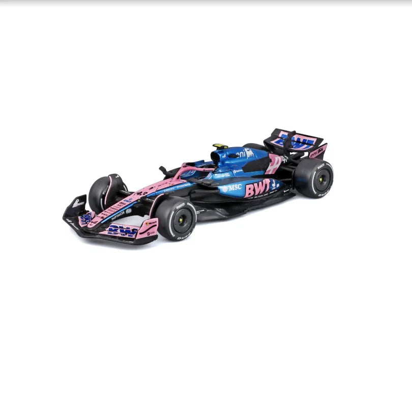 Bburago Aston Martin AMR25 1:43 BWT Alpine 2025 A525 #10 #43 F1 Racing Formula One Car Static Simulation Diecast Alloy Model Car