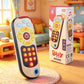 1Pcs Baby Tv Remote Control Toy with Light & Musical Sound, Multifunctional Early Educational Number Learning Pretend Play Toy
