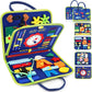 Busy Board Montessori Toys for Toddler Boy Birthday Gifts, Busy Book Sensory Toys for Toddlers Learning Educational