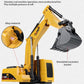 ZWN 2.4G Remote Control Excavator Dump Truck RC Model Car Toy Professional Alloy Plastic Simulation Construction Vehicle for Kid