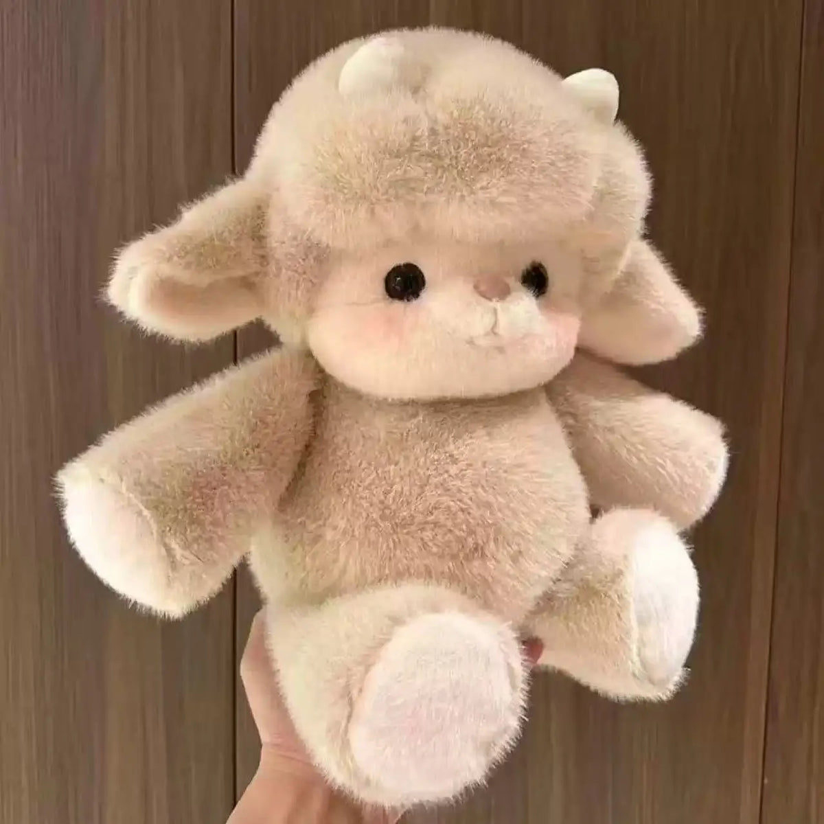 Adorable Highland Cattle Plush Toy 45cm - Huggable Running Cow Stuffed Animal Made with Premium Soft Fabric, Soothing Companion