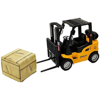Car Play Toy Vehicle Set Toy Vehicles Vehicle Construction Die-Cast Model Forklift Friction Toy Pallet Interactive Toy
