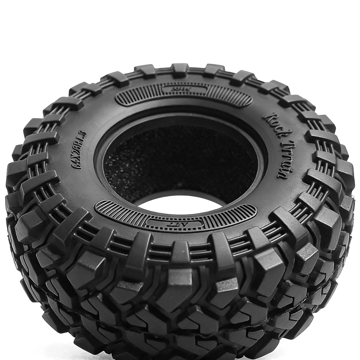 RED SPIDER 4Pcs 64mm 1.3 Inch RC Crawler Soft Rubber Tires Off Road Tyres for 1/18 1/24 RC Crawler Axial SCX24 FMS FCX24 RC Model Car Upgrade Spare Parts