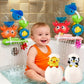 Baby Bath Toy Wall Sunction Cup Track Water Games Children Bathroom Monkey Caterpilla Bath Shower Toy for Kids Birthday Gifts
