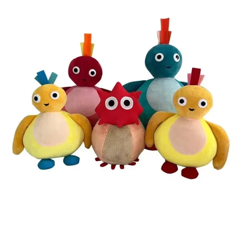 5pcs New Twirlywoos Chickedy Chick Peekaboo Plush Toy Stuffed Doll Best Birthday Present For Children