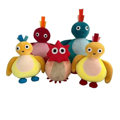 5pcs New Twirlywoos Chickedy Chick Peekaboo Plush Toy Stuffed Doll Best Birthday Present For Children