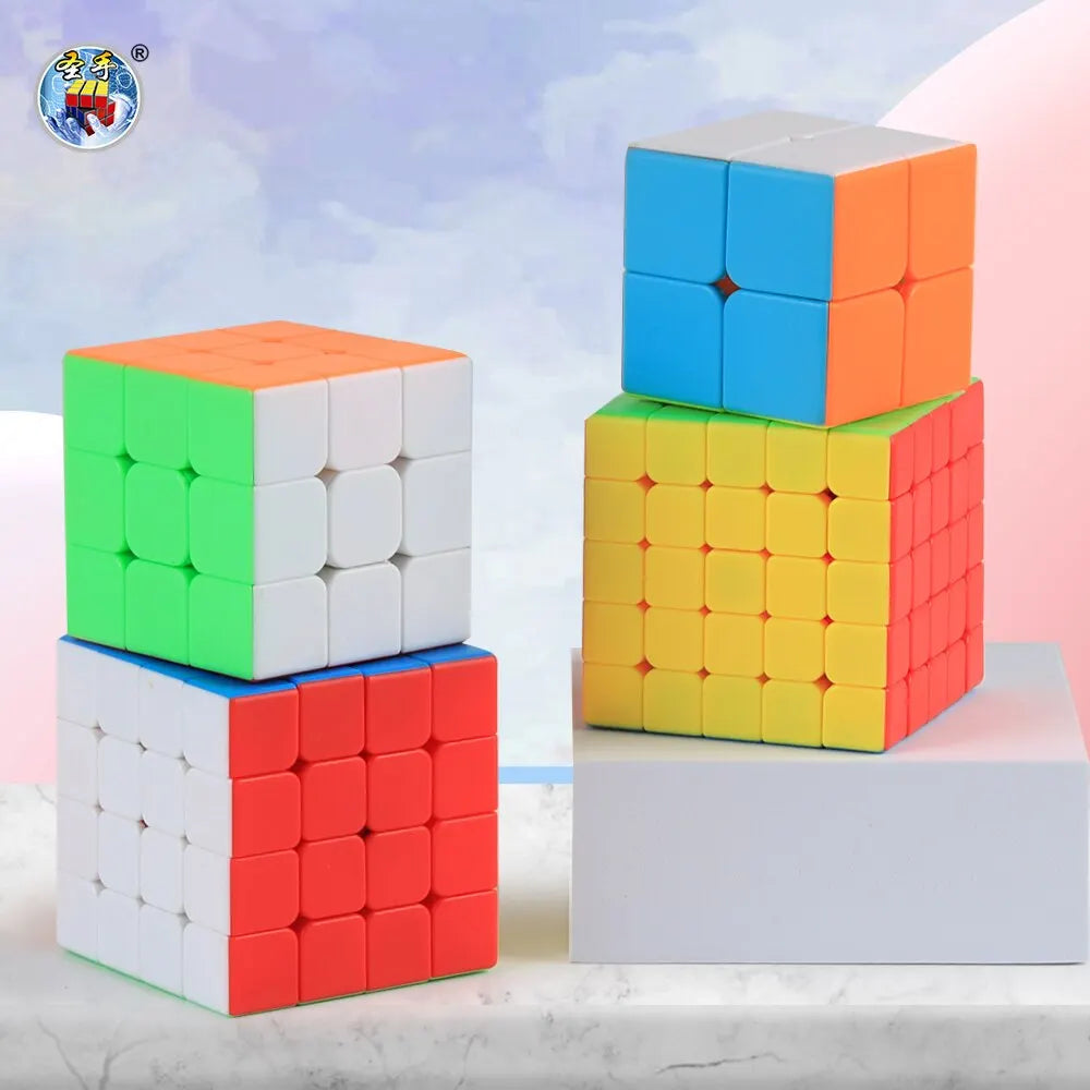 SENGSO Speed Cube 3x3 Legend Series Stickerless Magic Cube Profession Puzzle High Quality Kid's Fidget Toys