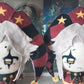 Stuffed 10cm Freak Circus Pierrot Printed Body Cotton Doll Backpack Ornament or Kids Adults Birthday Gift