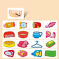 16pcs Montessori Toddler Puzzle Cards Toys For Kids Jigsaw Matching Game Education Toys Cartoon Shape Cognitive Training Gift