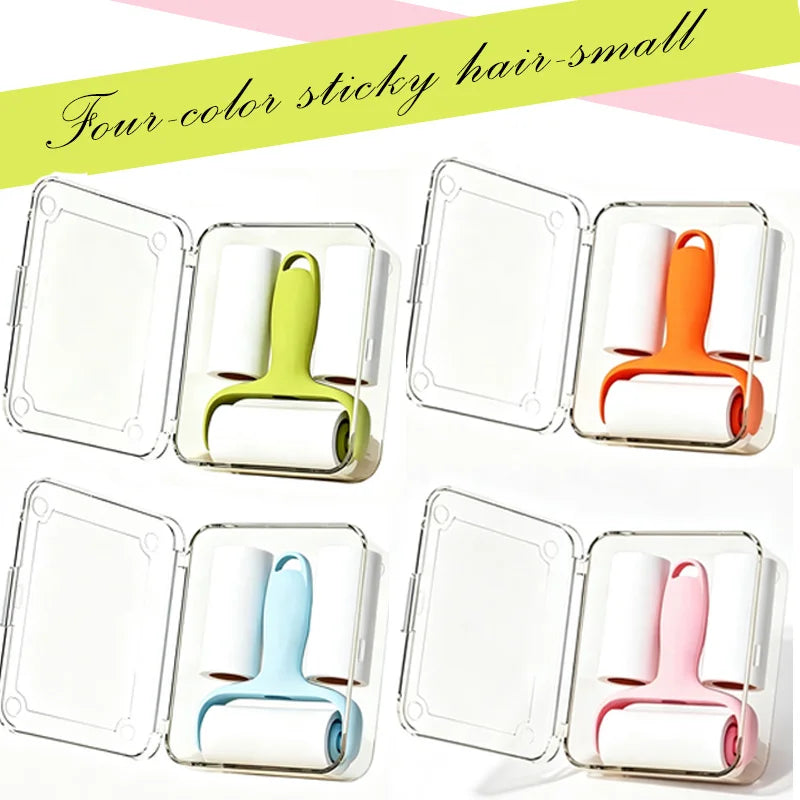 Mini Reusable Adhesive Clothing Furniture Hair Removal For Cats/dogs Cleaning Adhesive Roller Pet Hair Remover
