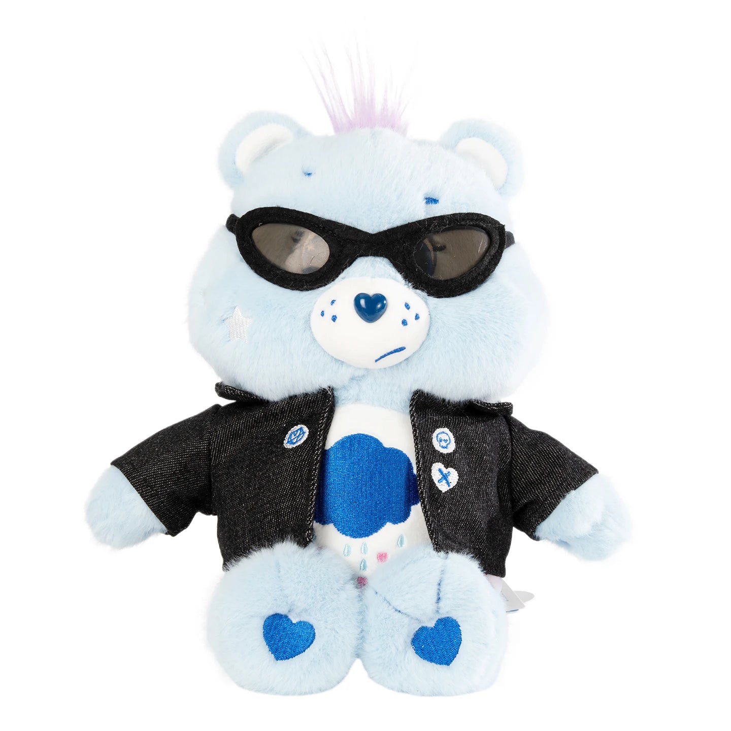 Care Bears 33cm Plush Toy Cartoon Dolls Cute Stuffed Bear Toys Denim Jacket Soft Animal Doll Gift Home Decor Ornament Collectib