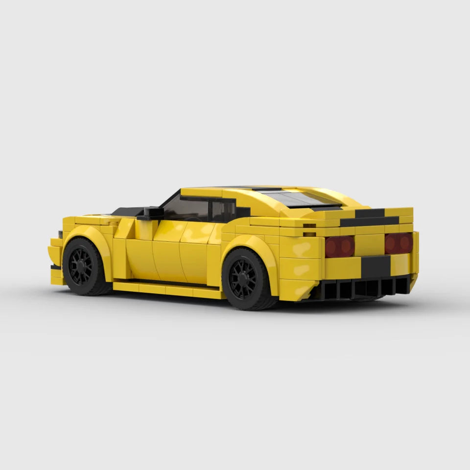 MOC Speed Camaro 347pcs Racing Cars Building Blocks Set Supercar Model Decoration Creative Garage Boys Toys