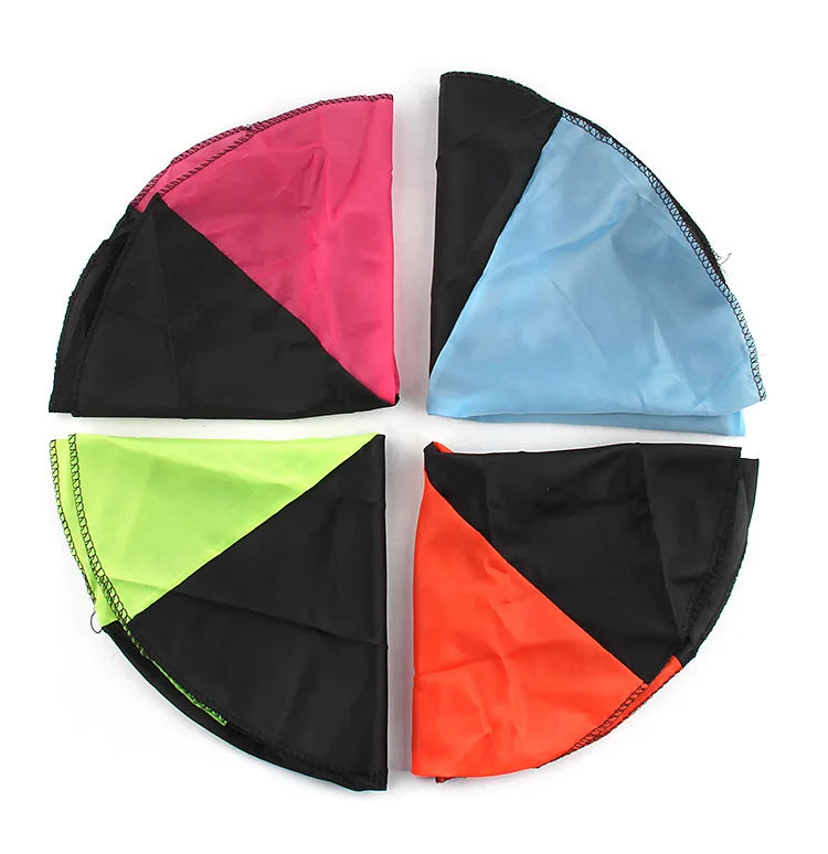 1pcs Hand Throwing Parachute Outdoor Funny Toys Game Play Toys for gift Parachute Sport with Mini Soldier Toys