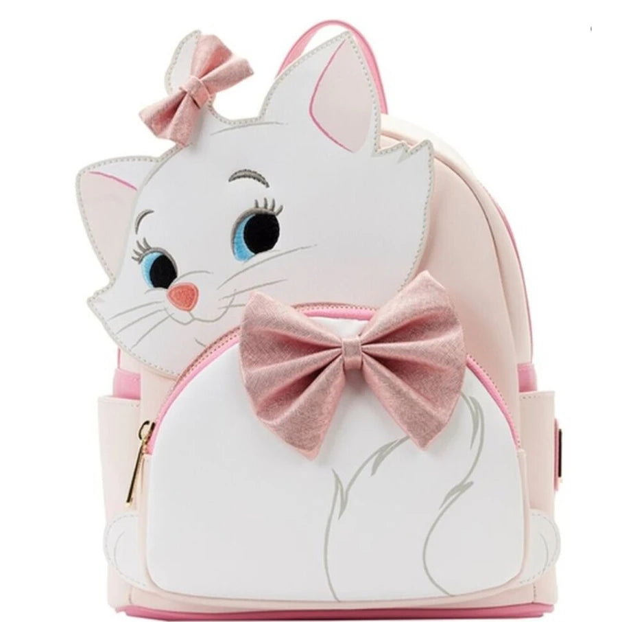 Princess Series Backpack Belle/Ariel/Snow White/Cinderella Stained Glass Portrait Mini Backpack Womens Bag Wallet