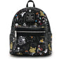 Princess Series Backpack Belle/Ariel/Snow White/Cinderella Stained Glass Portrait Mini Backpack Womens Bag Wallet