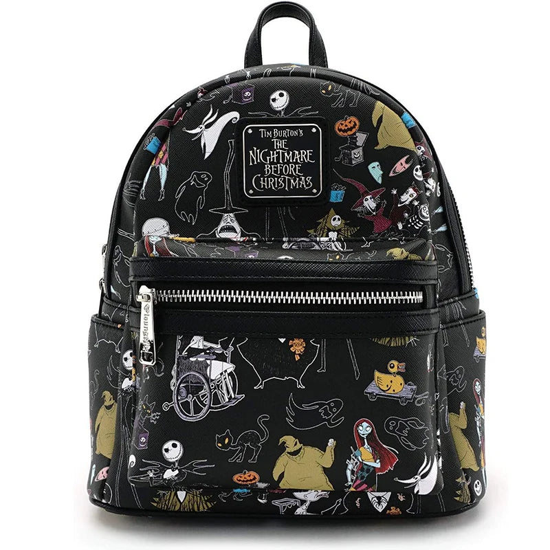 Princess Series Backpack Belle/Ariel/Snow White/Cinderella Stained Glass Portrait Mini Backpack Womens Bag Wallet