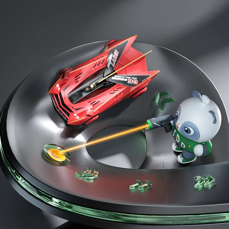 Infrared Sensor Remote Control Wall-Climbing Car, Four-Wheel Drive Toy Racing Car, Children's Toy Car
