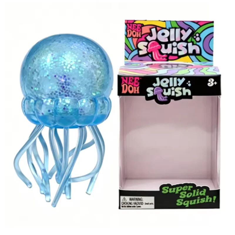 Jellyfish Maltose Squishy Toy Soft Squeeze Cute Jelly Fish Anti Stress Relief Relax Fidget Ball Fun Toy for Friends Gifts