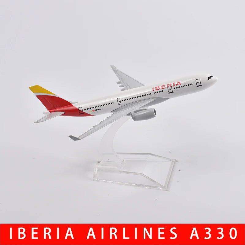 JASON TUTU 16cm Lufthansa Airbus A340 Plane Model Airplane Model Airbus Aircraft Model 1:400 Diecast Metal Airplanes Plane Toy