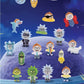 HUGKIS Rick And Morty Multiverse Series Plush Blind Box Fun unboxing game Magnetic Fridge Magnet Doll Keychain Pendant For Adult