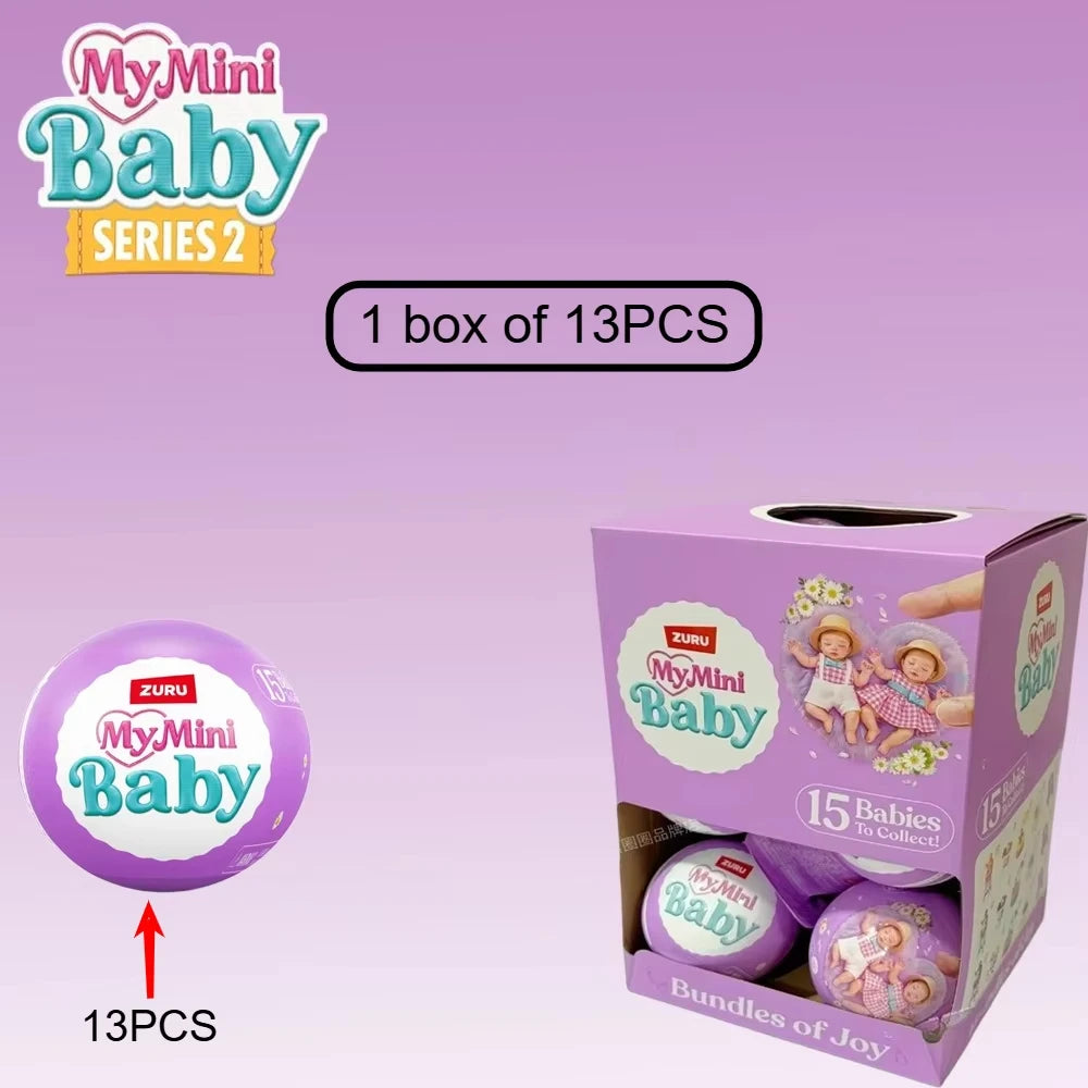 Zuru Surprise Doll Surprise Series2 My Mini Baby Collectible Mystery Capsule 5 Mystery Toys Collectibles Miniature Novelty Toys