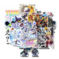 40pcs Yu-Gi-Oh Small Card Secondary Sticker Creative Personality Decoration Notebook Bicycle Animation Peripheral DIY Sticker