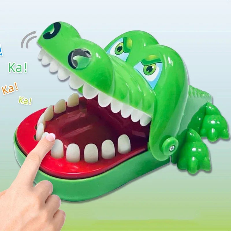 Crocodile Teeth Toys Alligator Biting Finger Dentist Classic Family Games Party Pranks Children's Lucky Game Decompression Toy