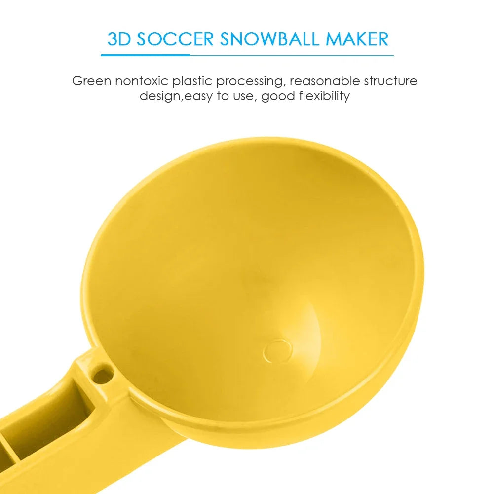 Plastic 3D Small Round Snowball Clip Kids Outdoor Sand Mold Toys Fight Snowman Maker Clip Outdoors Interactive Toys