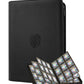 9 Pocket Trading Card Binder, PU Cover Zipper Card Collection Album, Sturdy 360 Side-Loading Card Folder Holder for Game Cards