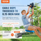 SucceBuy Zipline Kit for Kids Adult 160ft Zip Line Kits Up to 500 lbs with Stainless Steel Zipline Spring Brake Safety Harness