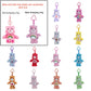 Care Bears Plush Toy Kawaii Squeak Sound Keychain 15cm Pendant Cute Cartoon Keychain Bag Luggage Decor Holiday Birthday Gift