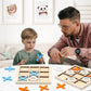 Montessori Play Game Wooden Toy Mini Chess Interaction Puzzle Training Brain Learing Early Educational Toys For Children Kids