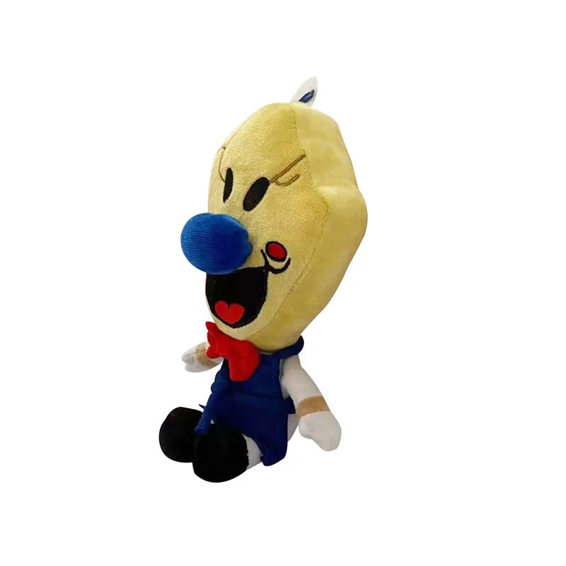 New 25cm Ice Scream Rod Plush Toy Stuffed Soft Toys Cartoon Dolls Horror Game Character Halloween Christmas Decor Gift for Kids