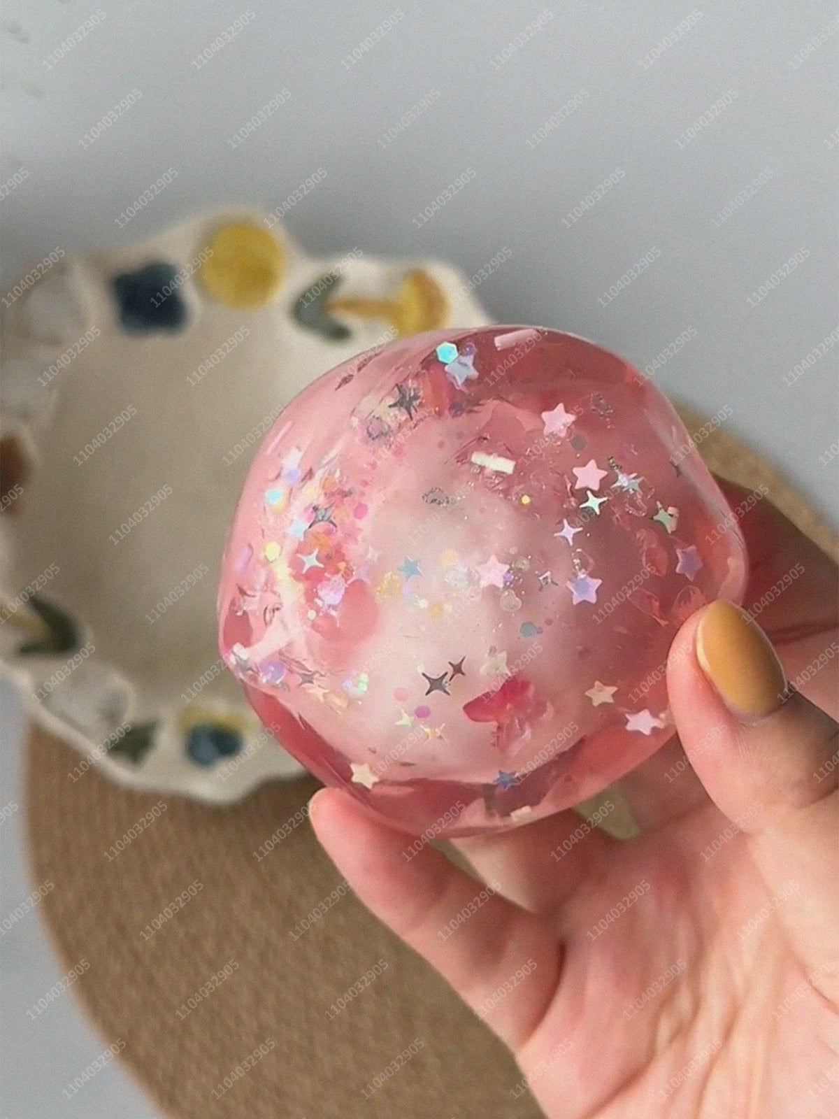 Crispy Squishy Ball Cracking Wax Crunchy Shatter Stress Ball ASMR Satisfying Pop Sound Anti Stress Relief Fidget Toys for Adults