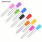 5PCS 5ml Small Silicone Plastic Pipette Dropper Feeding Medicine Liquid Eye Ear Pipette Dropper Lab Experiment Toys Gift