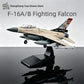 1/72 Military Series F-16 A/B Fighting Falcon Building Blocks Fighter Kit Glue Free DIY Assembled Bricks Jet Toys For Xmas Gifts