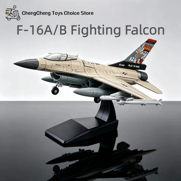 1/72 Military Series F-16 A/B Fighting Falcon Building Blocks Fighter Kit Glue Free DIY Assembled Bricks Jet Toys For Xmas Gifts