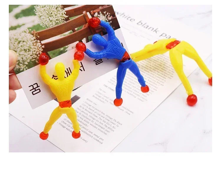 5-50 Pcs/set 9cm Sticky Toy Window Men With Sticky Hand Toys Color Plastic Suitable Feet For Adult