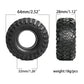 RED SPIDER 4Pcs 64mm 1.3 Inch RC Crawler Soft Rubber Tires Off Road Tyres for 1/18 1/24 RC Crawler Axial SCX24 FMS FCX24 RC Model Car Upgrade Spare Parts