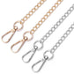 20/40/80/120cm Metal Aluminum Bag Chains Women Detachable Shoulder Strap Chain for Pets Chain Bag Replace Parts Accessories