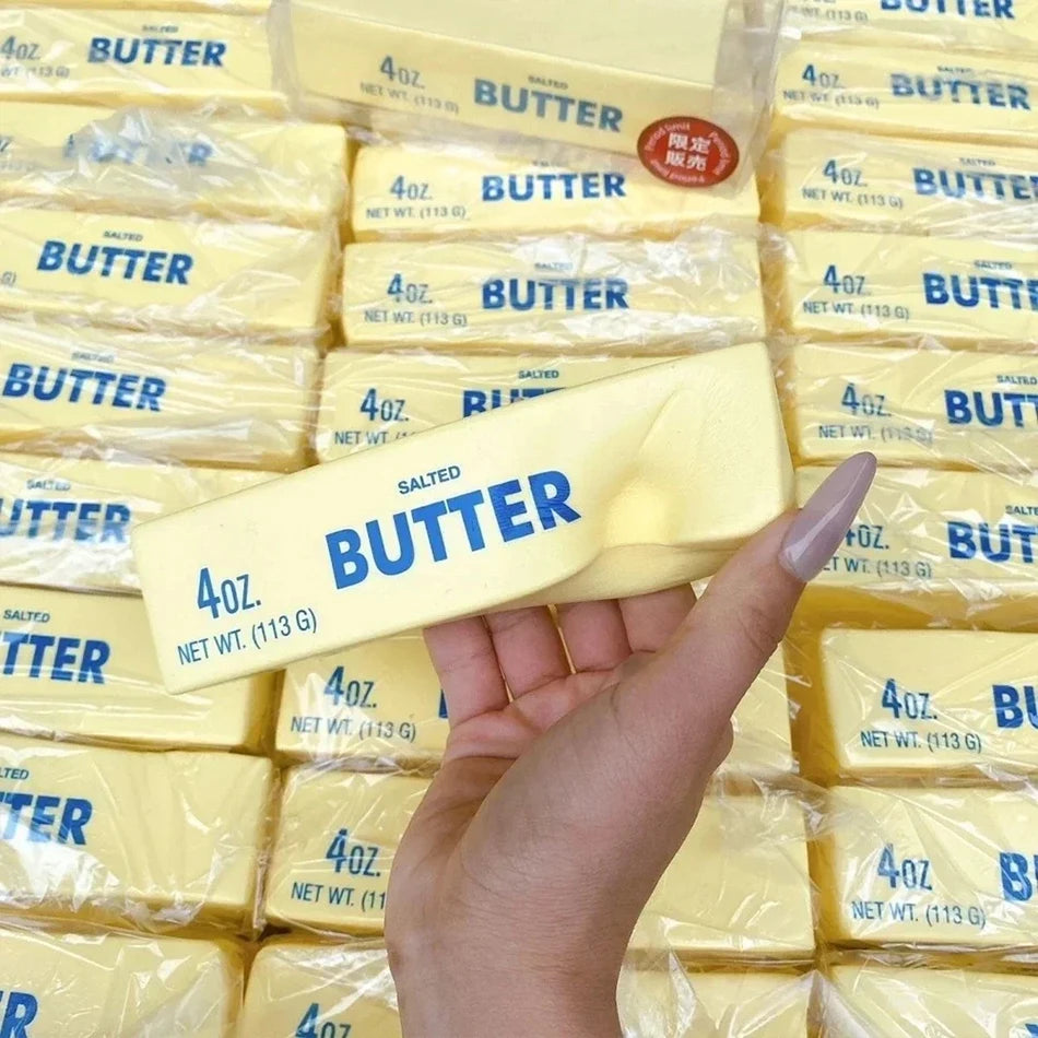 1-5PCS Butter Stick Squishy Toy Slow Rising Squeeze Toy Butter Bar Brick Squishy Fidget Toy Anti Stress Release Hand Relax Gift